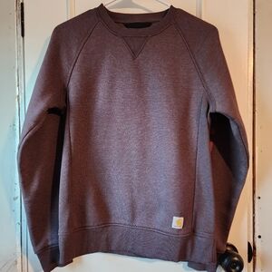 Carhartt Women's Crewneck Sweater in Brownish/Purple